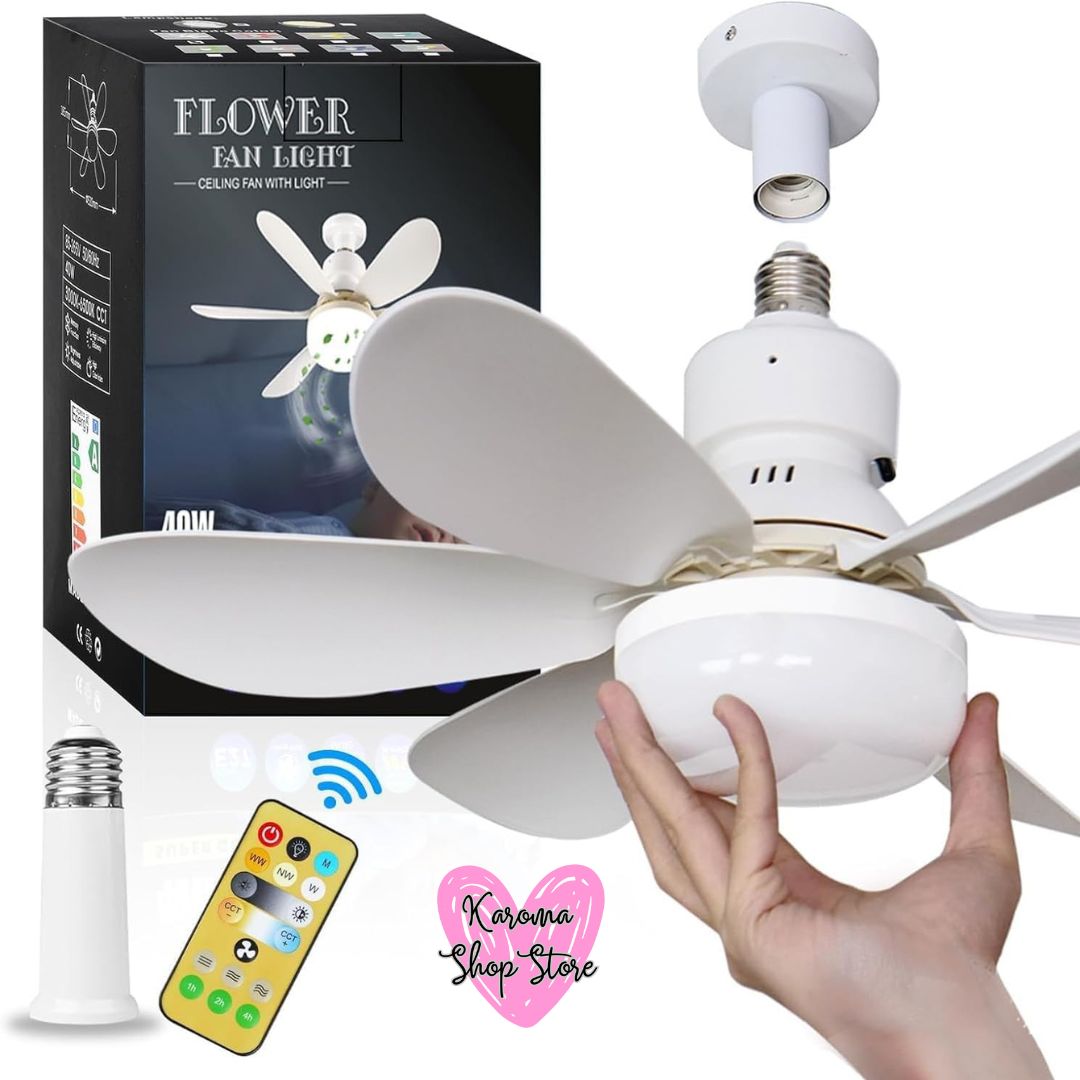 FlowerFanLight™ - Ventilador de techo